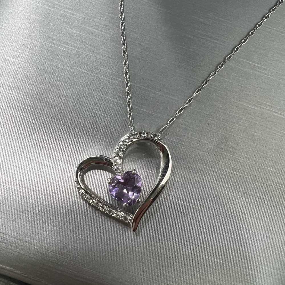 Zales amethyst necklace - Picture 2 of 6